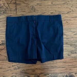 J. Crew 5” Chino Shorts in Deep Blue